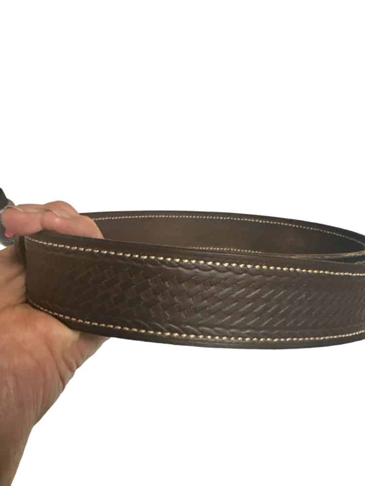 Belts - Hand tooled velcro closure