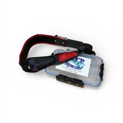 Wade fishing strap - red w/black accents